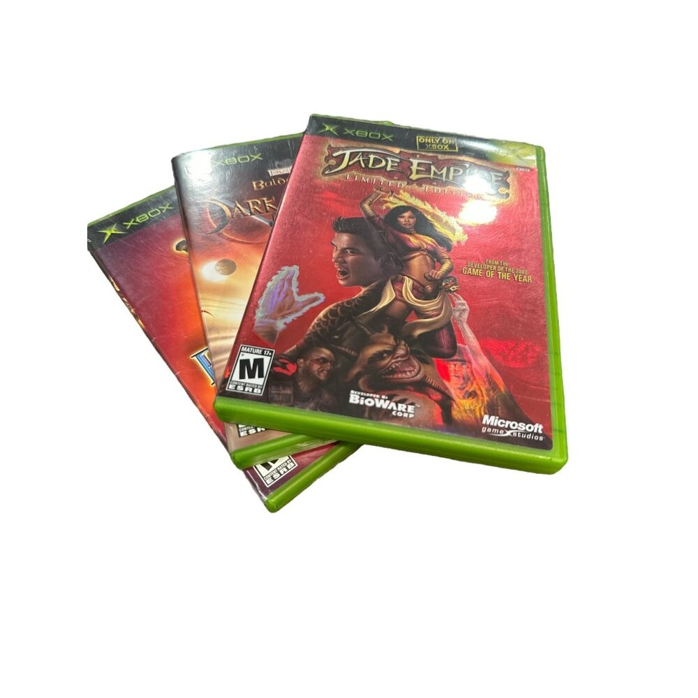 Xbox RPG Adventure Bundle: Jade Empire Baldur's Gate Fable bundle of 3